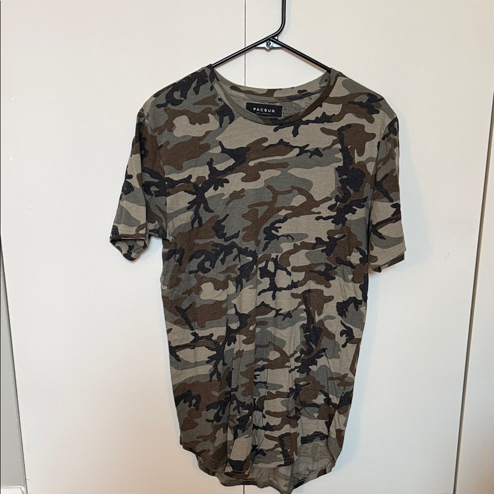 PacSun Men's Short Sleeve Camo Tee